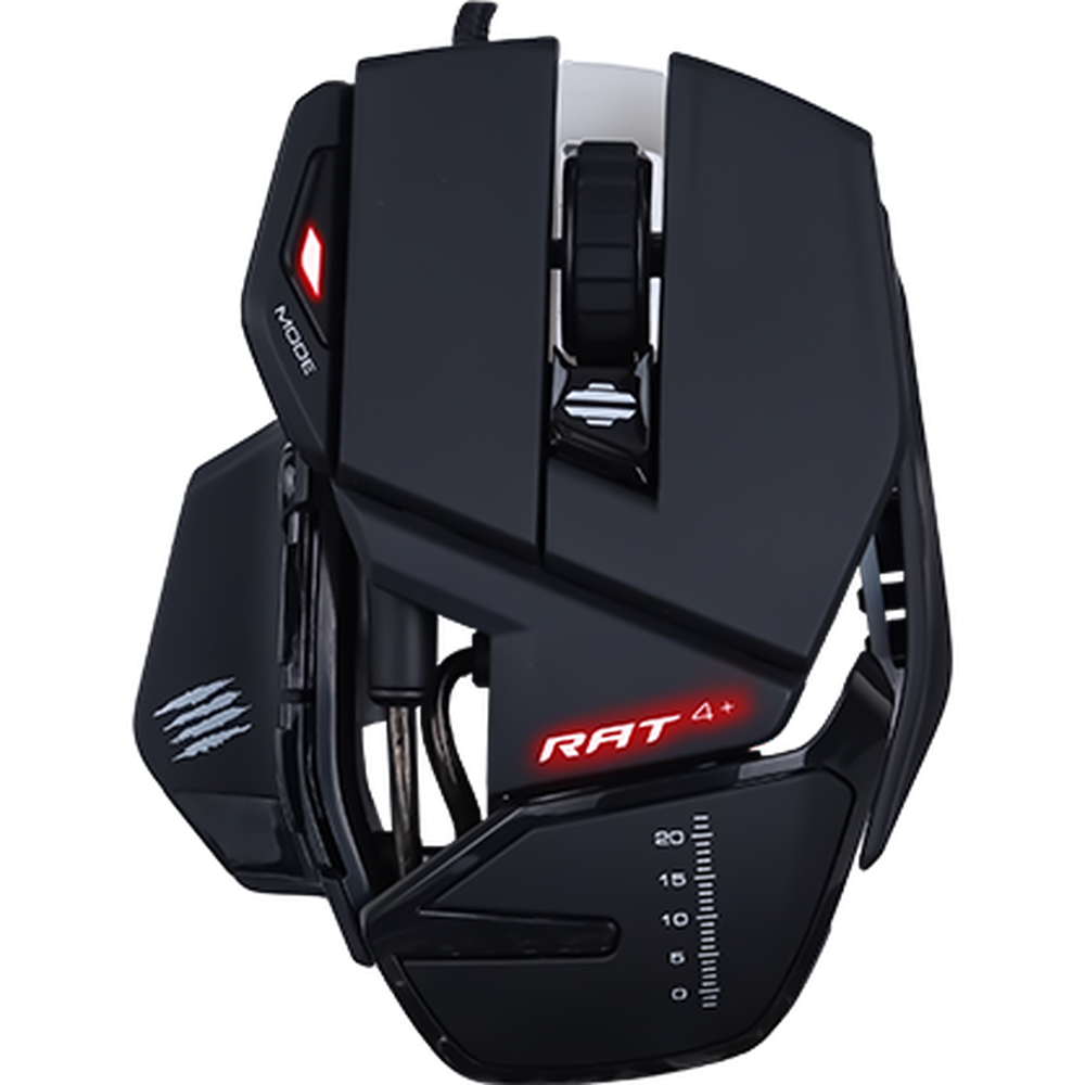 Мышь Mad Catz R.A.T. 4+ Black (MR03MCINBL000-0)