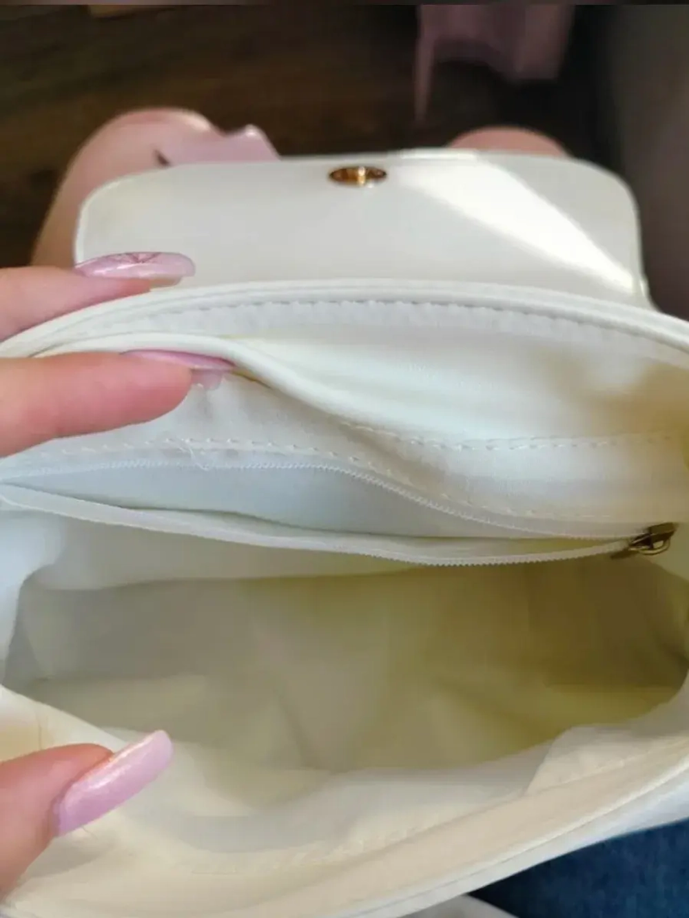 Сумка через плечо багет y2k с бантиком