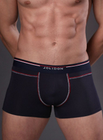 Мужские боксеры с контрастной строчкой (Размер: XXL) (Цвет: красный)