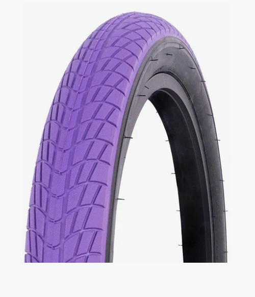 Покрышка WD 20*2.35 фиолетовый/черная боковина P-1023
