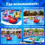 Бамперная лодочка «Коровка», взрослая, на часовом механизме, 172×120×36 см