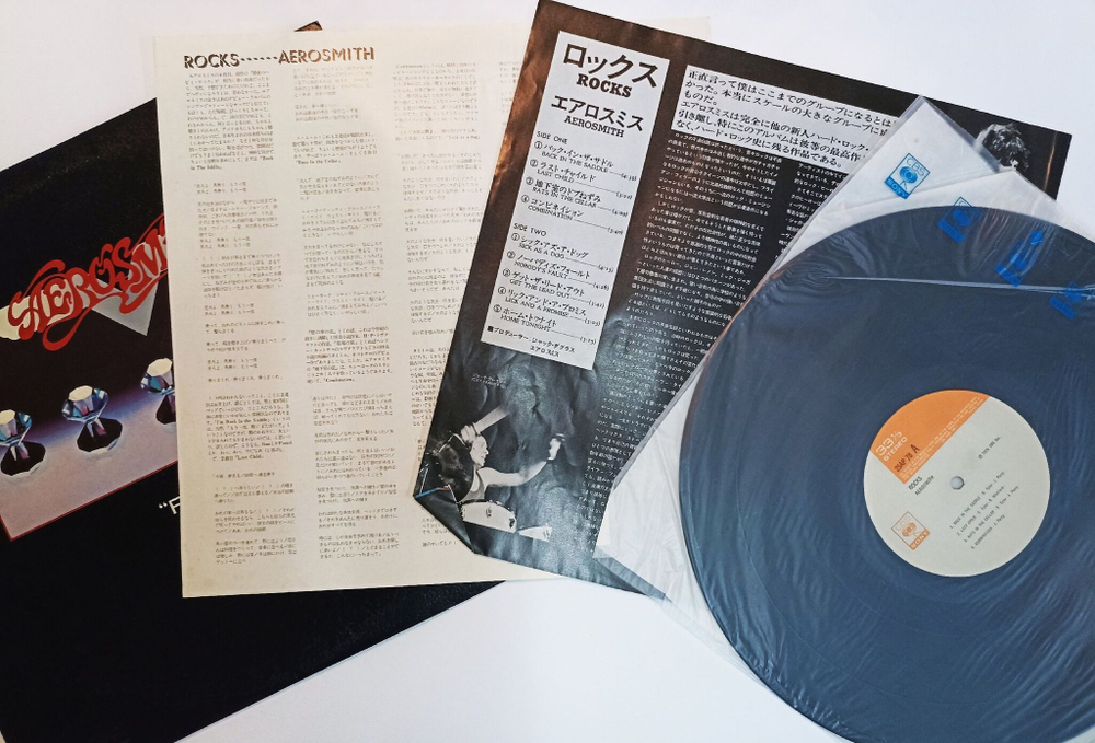 Винтажная виниловая пластинка LP Aerosmith Rocks (Japan 1976) (No Obi)