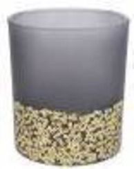 Подсвечник Маренго Клер для чайных свечей 7*7*8 см., серый, блестки, Koopman (ABT612170/6)