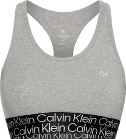 Теннисный бюстгальтер Calvin Klein Low Support Sports Bra - heather grey