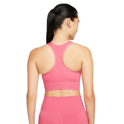 ТОП теннисный Nike Dri-Fit Swoosh Long Line Bra W - archaed pink/black