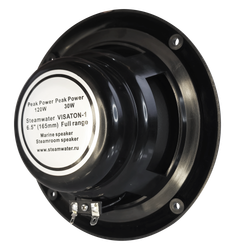 Комплект влагостойкой акустической системы для бани, сауны и хамама SENSOR Black VISATON 3