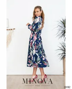 Платье 3120-синий Minova