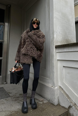 Двусторонняя куртка-дубленка Tigrado