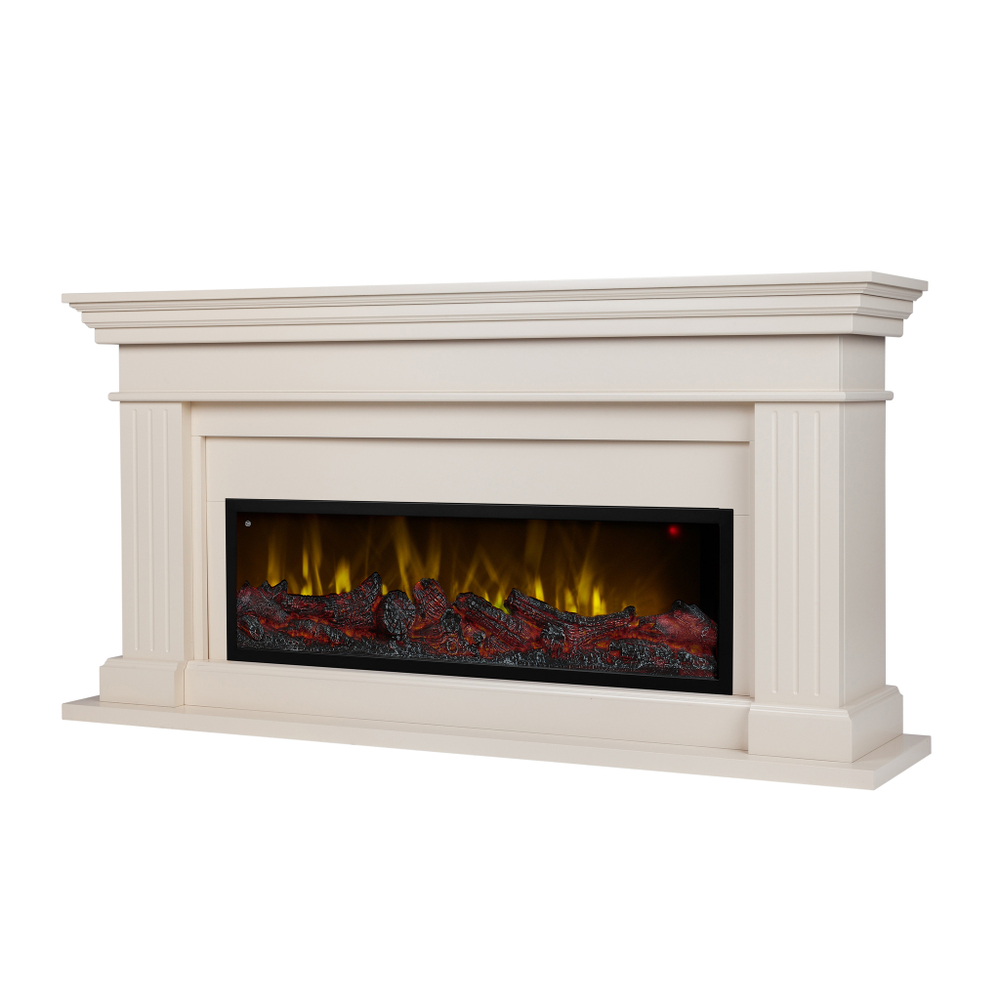 Каминокомплект Real Flame Ontario 42/BV WT с очагом Beverly 1000 (без обогрева)