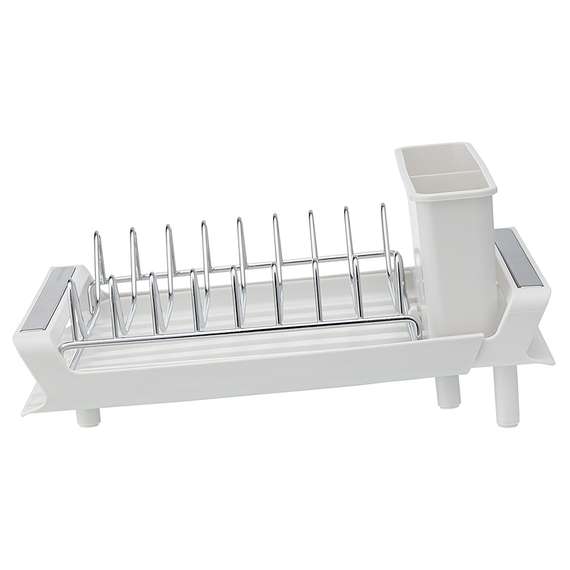 Сушилка для посуды atle раздвижная малая, белая