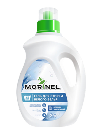 Гель для стирки Morinel, 2 л, для белого белья