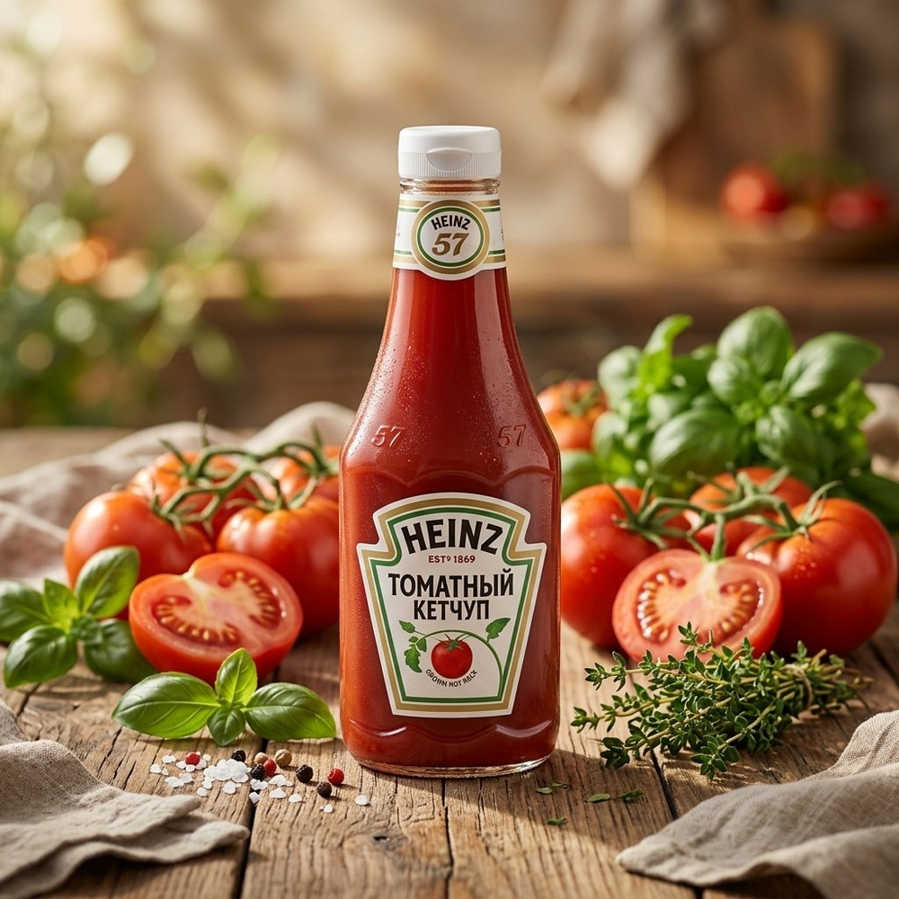 Кетчуп томатный п/б "Heinz" 800 мл (Россия)