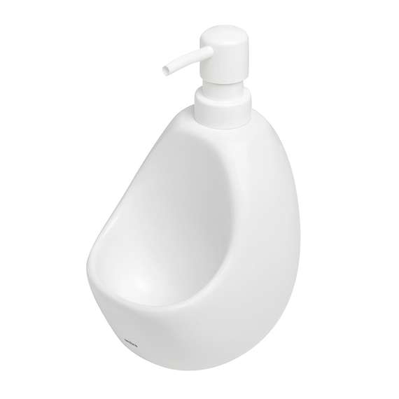 Диспенсер для мыла с подставкой для губки Joey 590 мл, белый