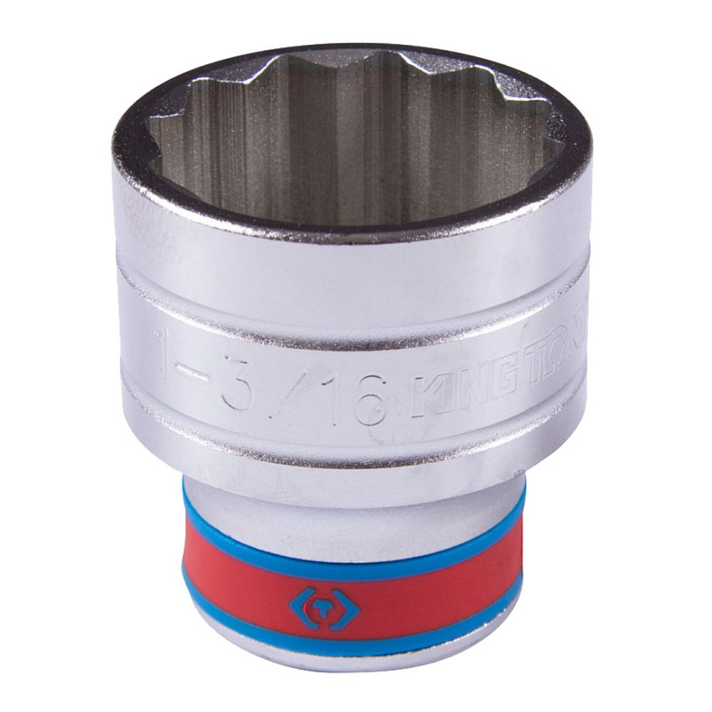 KING TONY (433038S) Головка торцевая стандартная двенадцатигранная 1/2&quot;, дюймовая 1-3/16&quot;