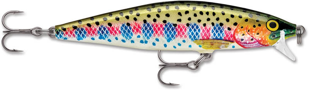 Воблер RAPALA Flat Rap 08 /RT /плавающий/ 0,9-1,8м, 8см, 7гр