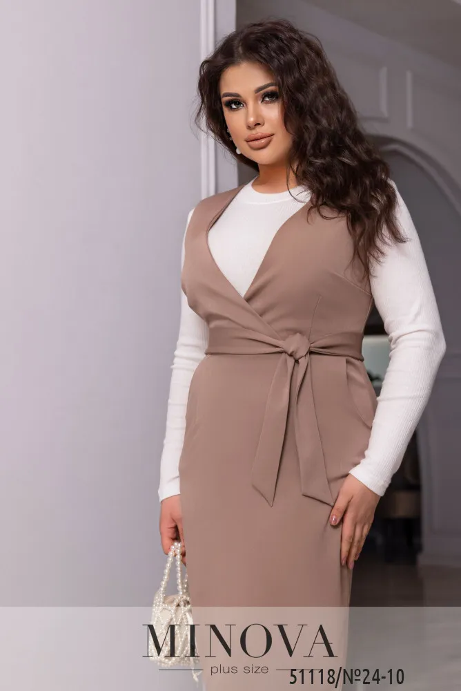 Сарафан 24-10-Мокко Minova