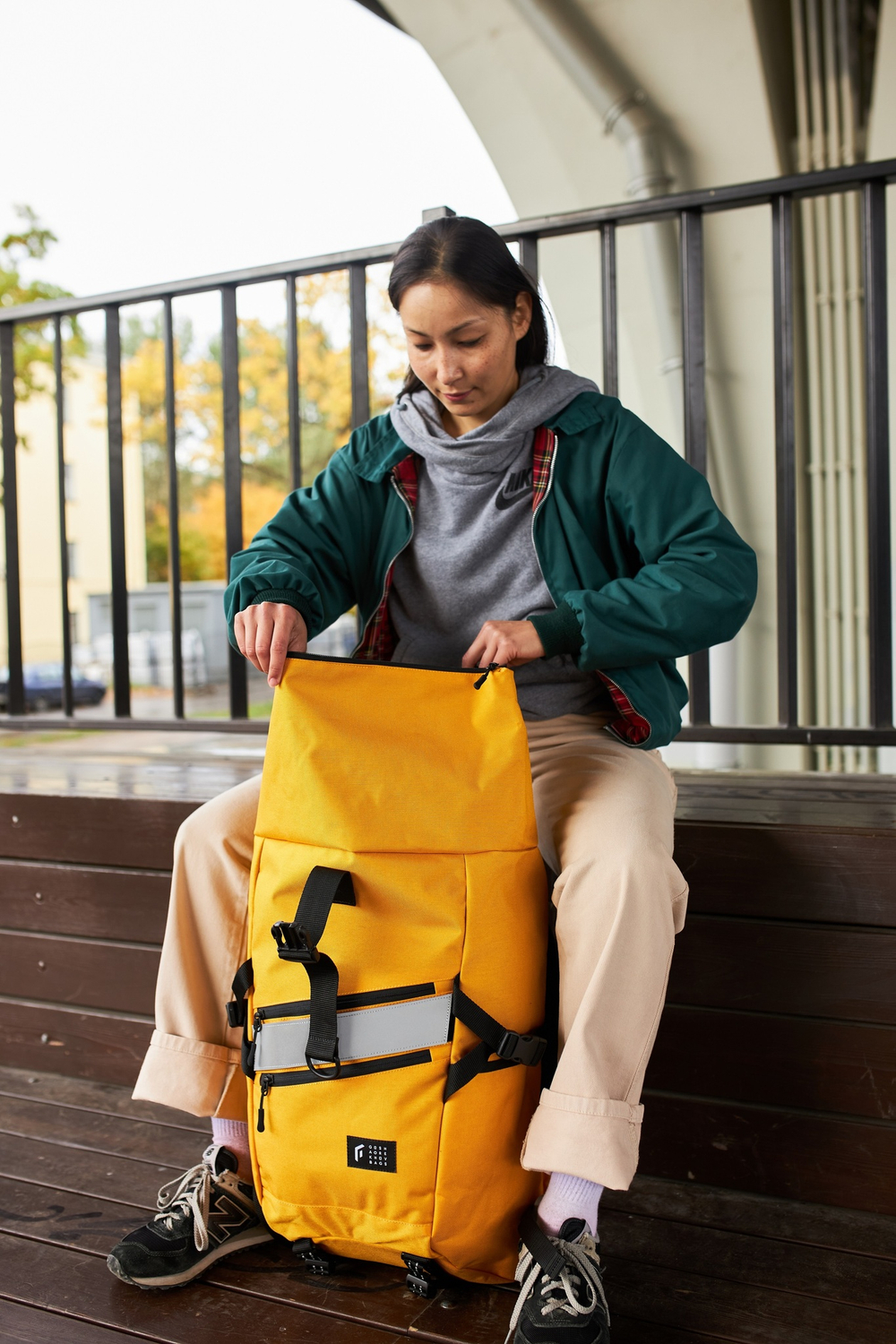 Рюкзак Technic Rolltop L черный