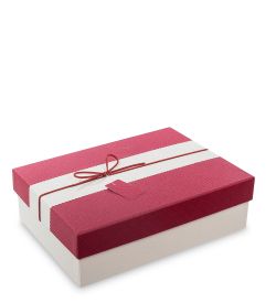 WF-13/2-A Коробка «Прямоугольник» цв.молочн./борд.