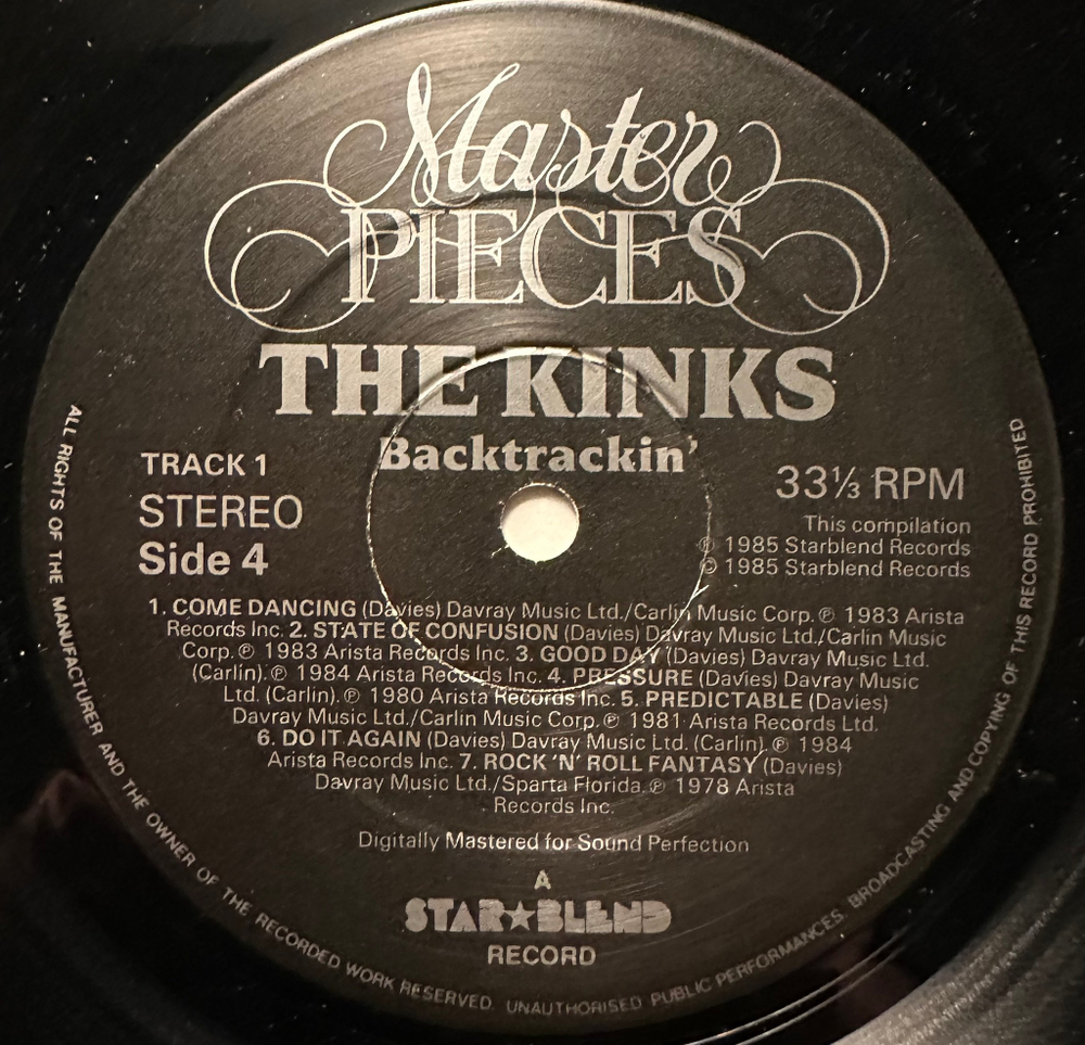 The Kinks - Backtrackin' 2LP (Англия 1985г.)