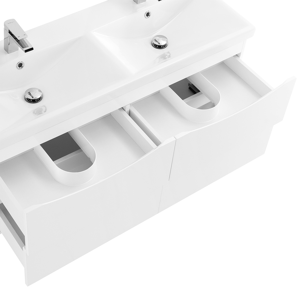 Тумба подвесная с раковиной BelBagno MARINO-CER-1200-4C-SO-2-BL-P