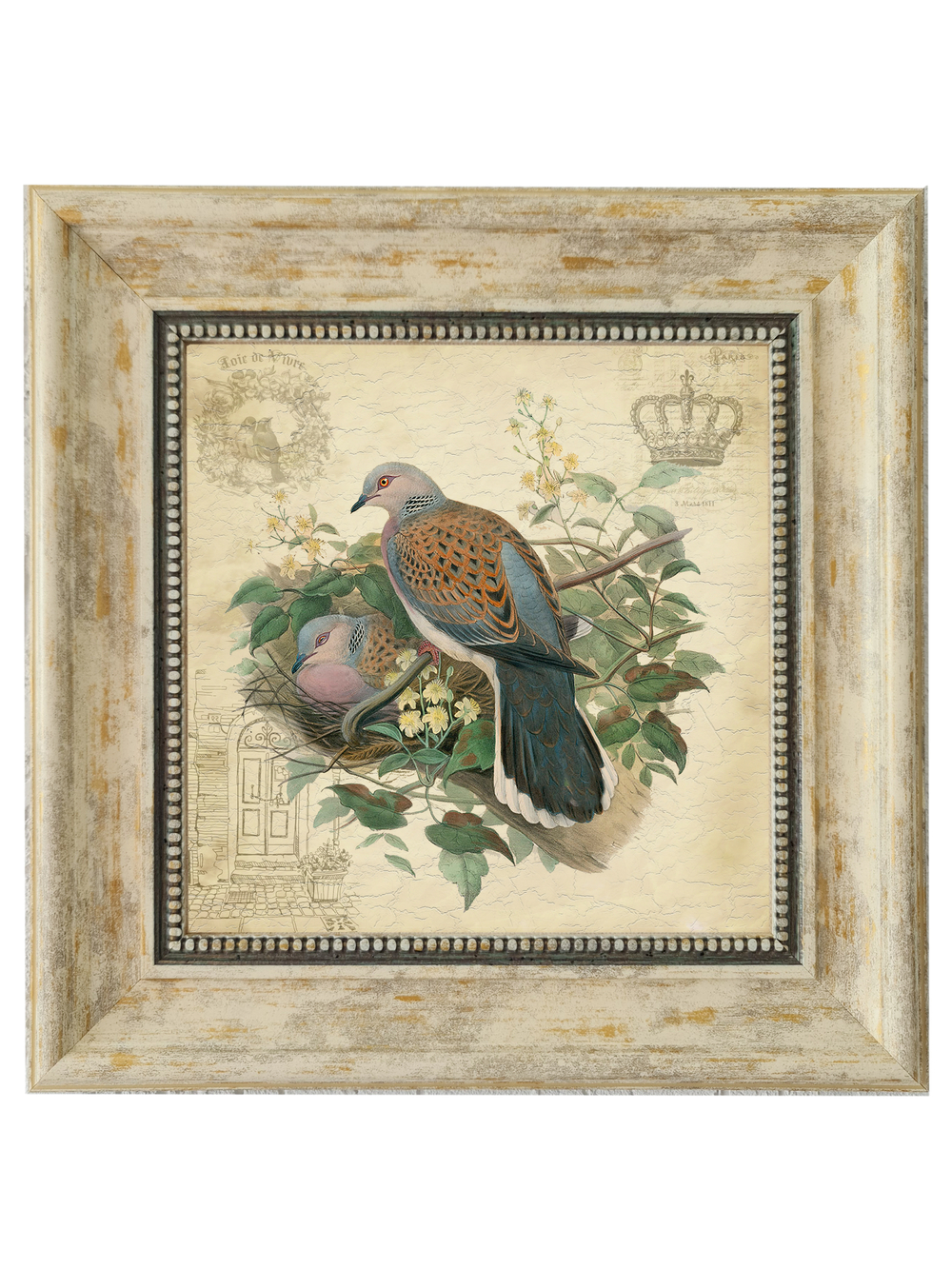 Картина на стену для интерьера на холсте в раме 29*29 см