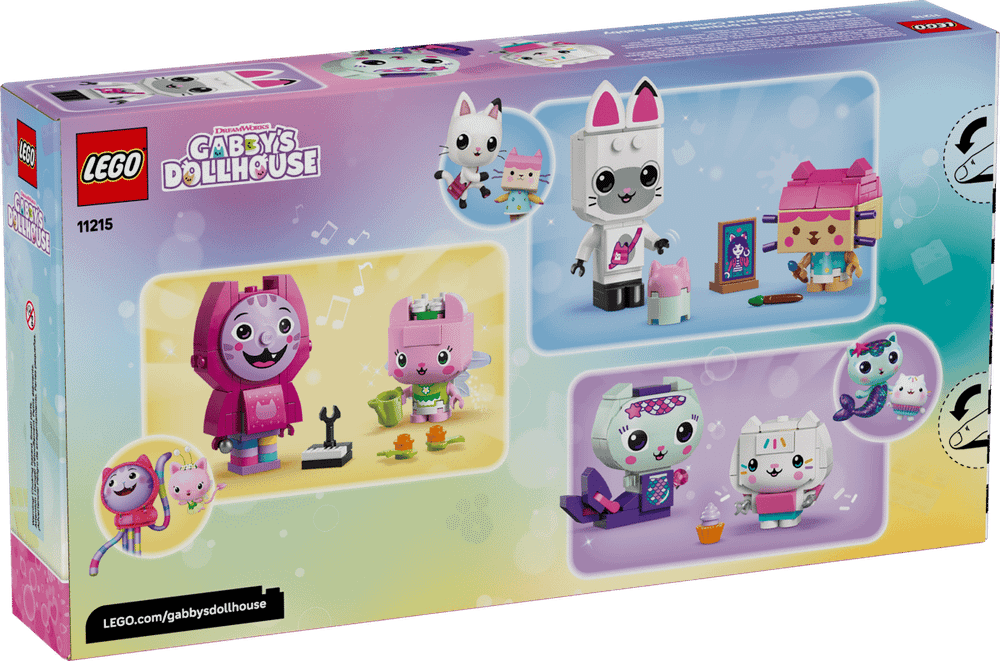 Конструктор LEGO Gabby's Dollhouse 11215 Gabby's Brick-Built Cat Friends