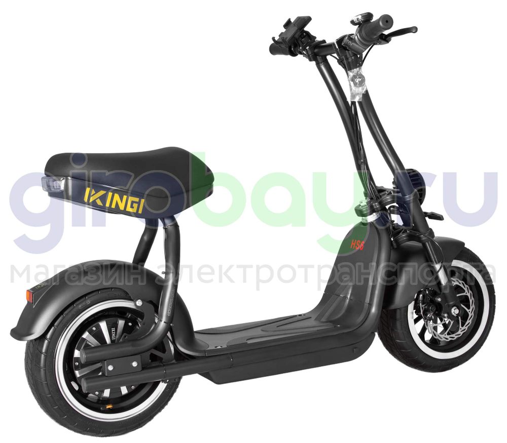 Электроскутер IKINGI X2 PRO (48V/21Ah) - Черный фото №9