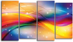 Модульная картина "Яркая абстракция"