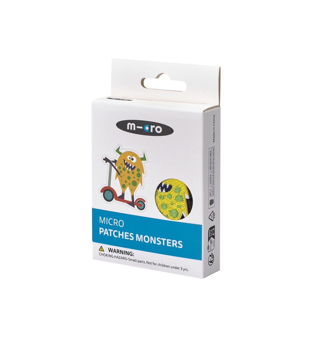 Наклейки на липучке для чемоката Micro, Монстрики
