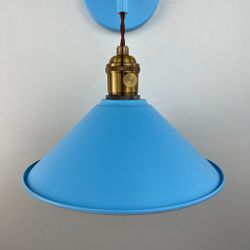 Бра С Подвесным Плафоном Braid Wall Blue By Imperiumloft