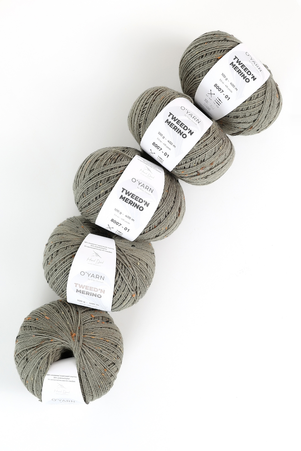 O'YARN TWEED’N MERINO, 500г