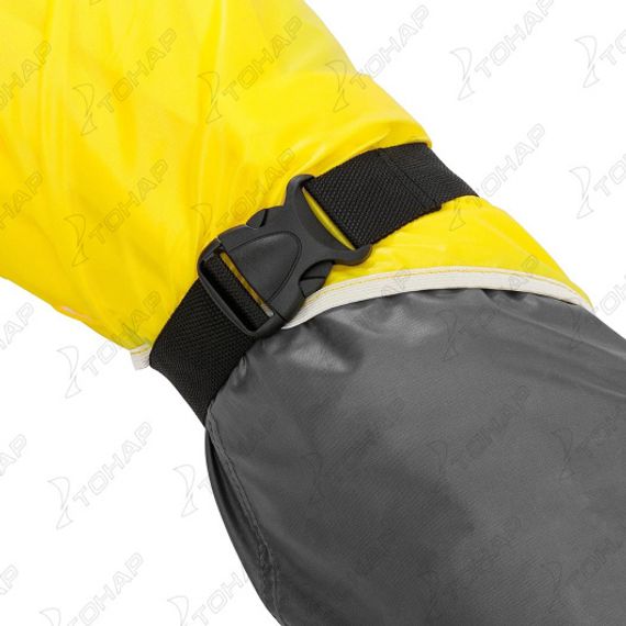 Палатка зимняя Куб 1,8х1,8 желтый/серый (HS-WSC-180YG) Helios