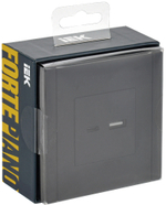FORTE&PIANO Розетка USB A+C 3,1А FP150 черный IEK