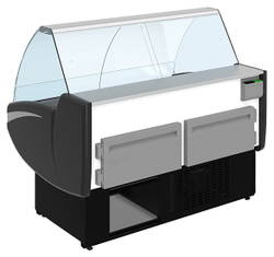 Витрина холодильная CRYSPI Gamma-2 SN FISH 1200 LED (без боковин)