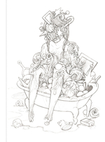 Encyclopedia of Strange Diseases. Coloring book