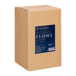 Ваза для цветов Flowi, 25 см, прозрачная