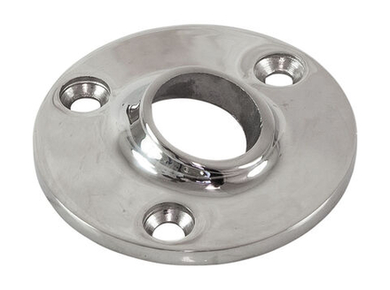 Основание стойки леера 1" (25.4 мм), 60 град, круглое под сварку