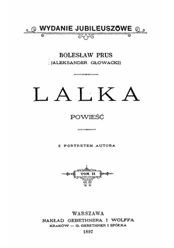 Lalka. Tom 2 | Boleslaw Prus