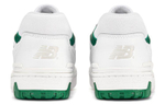 New Balance NB 550 comfortable non-slip wear-resistant low-cut retro basketball shoes for men and women with the same white and green