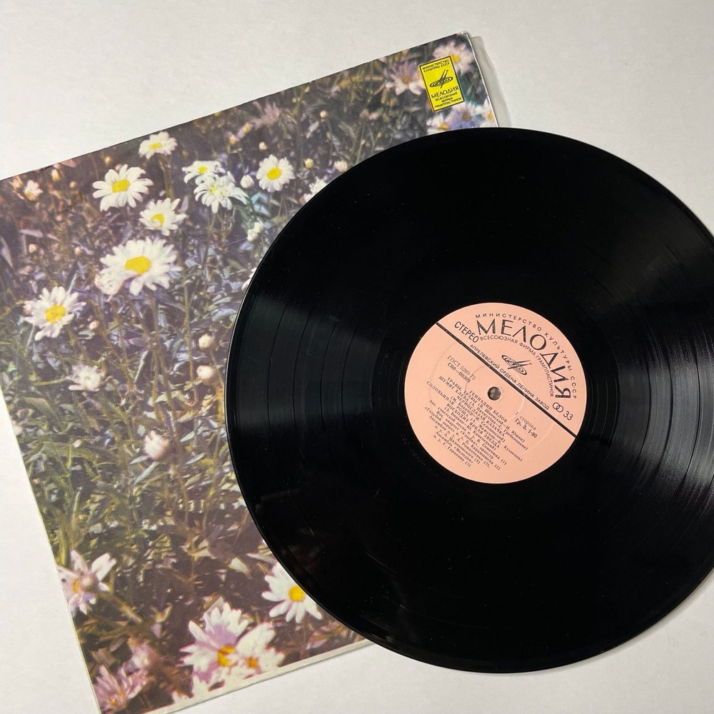 Винтажная виниловая пластинка LP Геннадий Белов Шумят Хлеба (СССР 1977)
