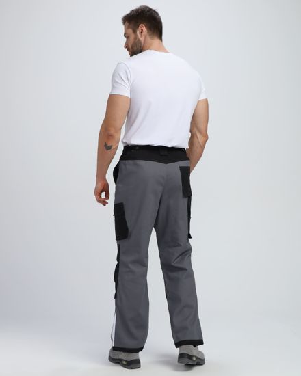 Брюки "Милан CH" (т.серый/черный)