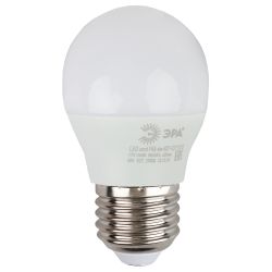 Лампа светодиодная ЭРА RED LINE ECO LED P45-6W-827-E27 6Вт шар теплый белый свет E27 | Лампы cветодиодные Шар (G/P)