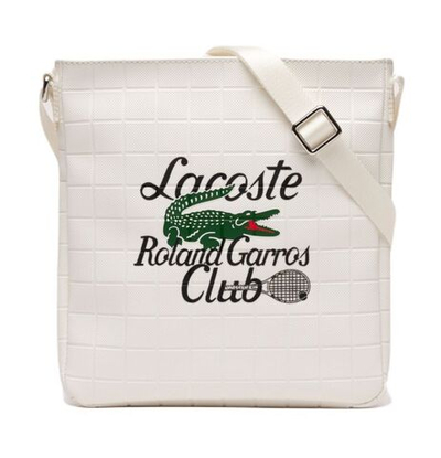 Lacoste Women’s Roland Garros Edition Shoulder Bag - White