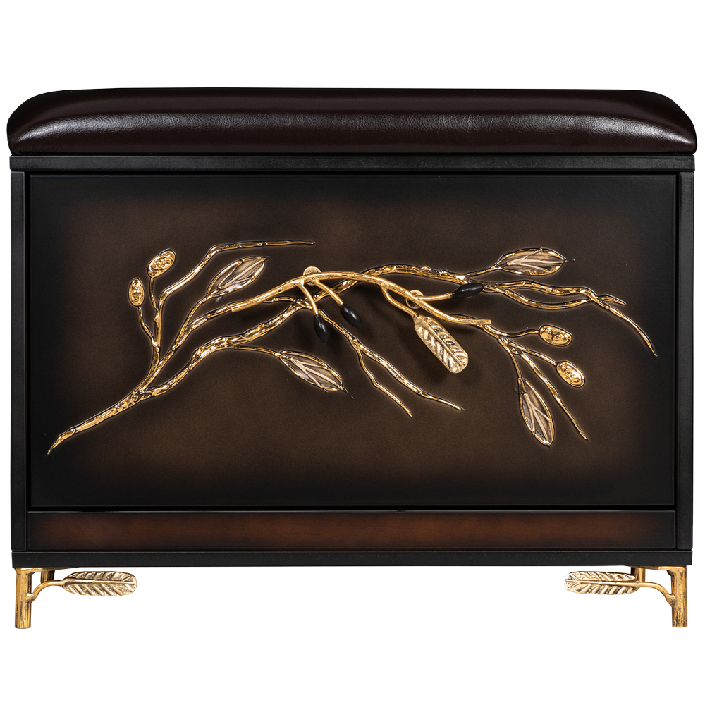 Банкетка Oliva Branch (Олива Бранч) Каштан Амбер