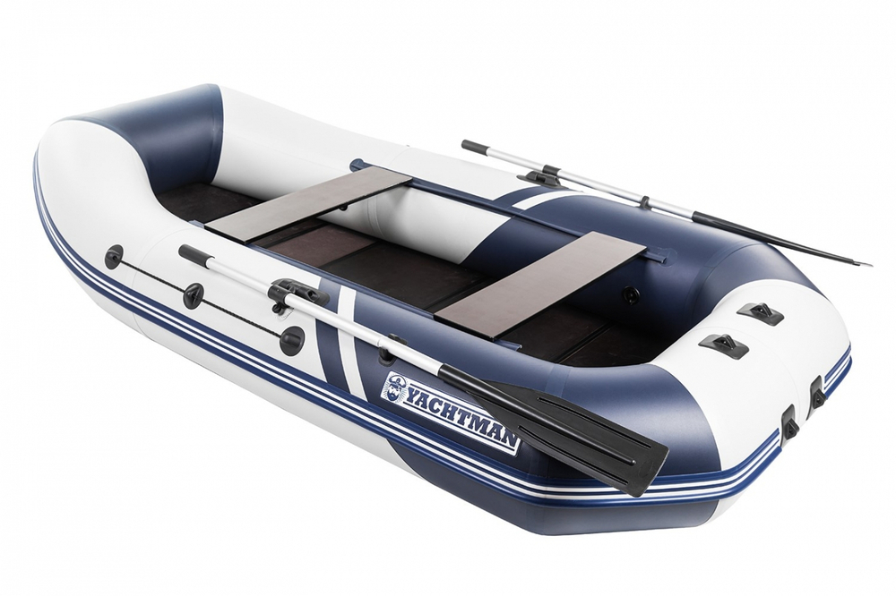 YACHTMAN-280 (Яхтман) белый-синий (лодка ПВХ с усилением)