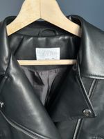 Новая куртка косуха из искусственной кожи Zara, 164