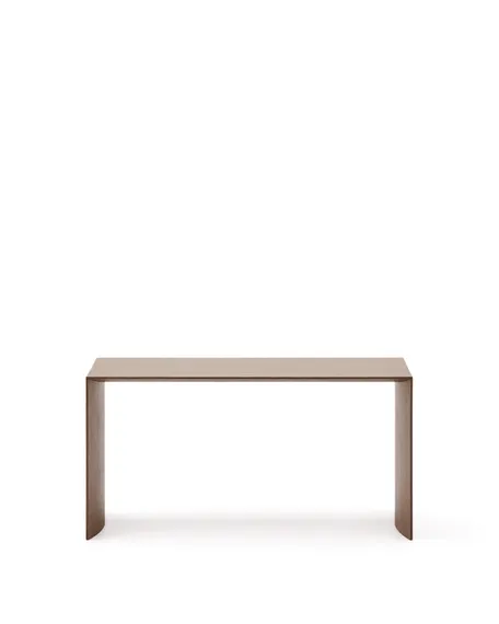 Журнальный столик Litto из шпона ореха с отделкой натурального цвета, 90 x 45 см