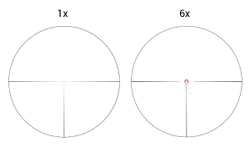 Оптический прицел Vector Optics Continental 1-6x28 Tactical FFP, сетка BDC & Wind, 34 мм, тактические барабаны, Zero Stop, азотозаполненный, с подсветкой (SCFF-31P)
