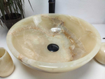 Раковина из оникса Bowl Yellow TinLip BO-61028 40*40*15