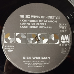 Винтажная виниловая пластинка LP Rick Wakeman The Six Wives Of Henry VIII (Japan 1986) (No Obi) (Promo)